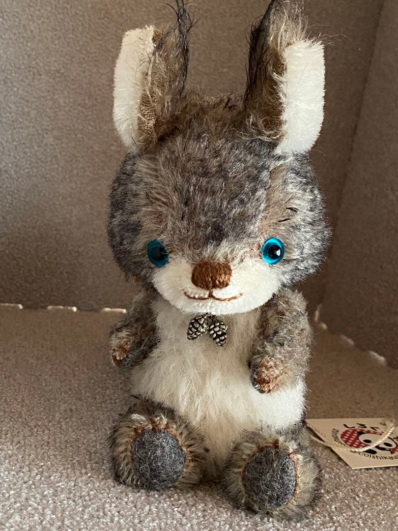 国内作家 しろくろや 様 日本リス ぬいぐるみ