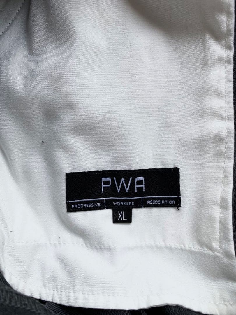 f*t様 【美品】PWA スリットストレートスラックス XL チャコール