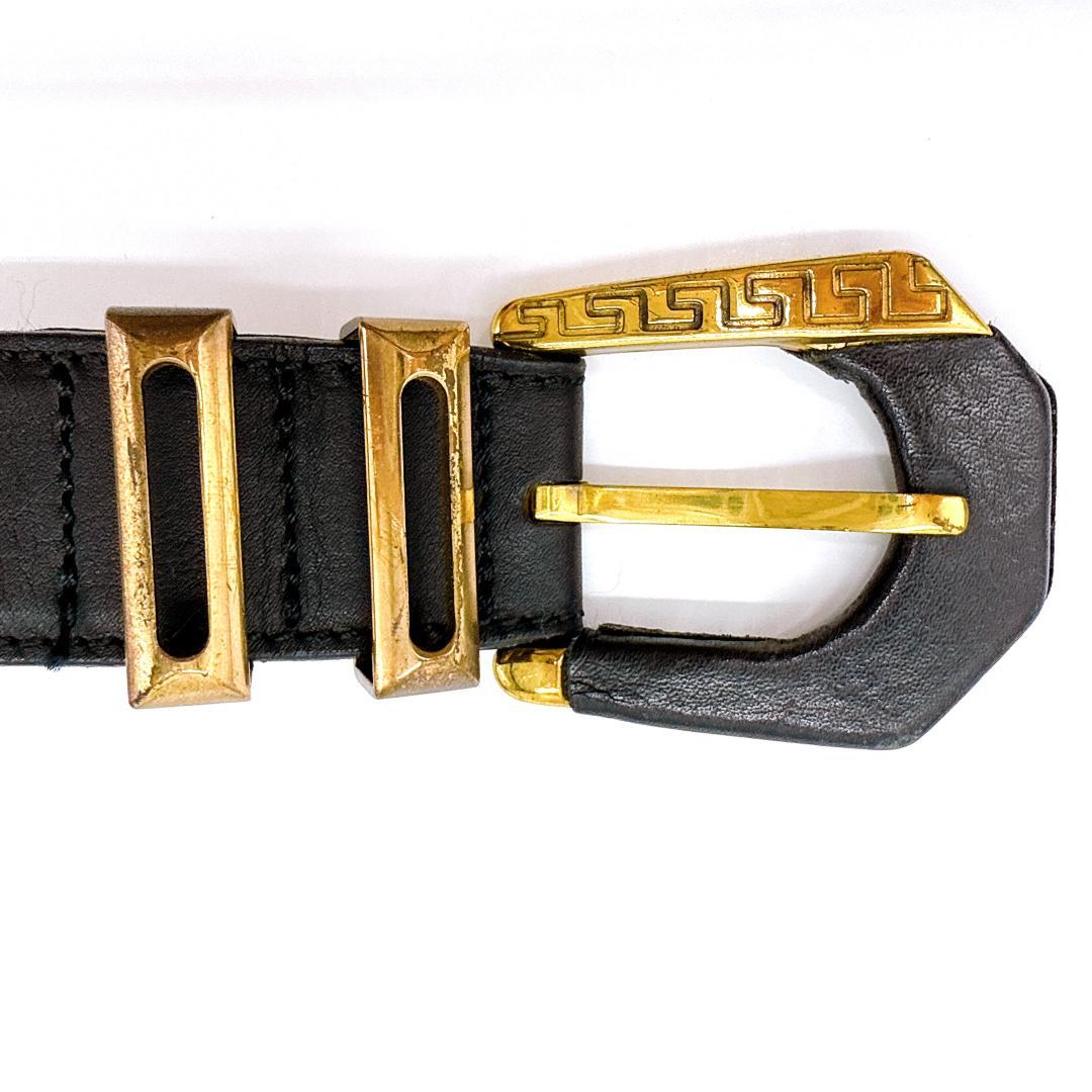 VERSACE ヴェルサーチ メデューサ ゴールド金具ベルト サイズ 65/26