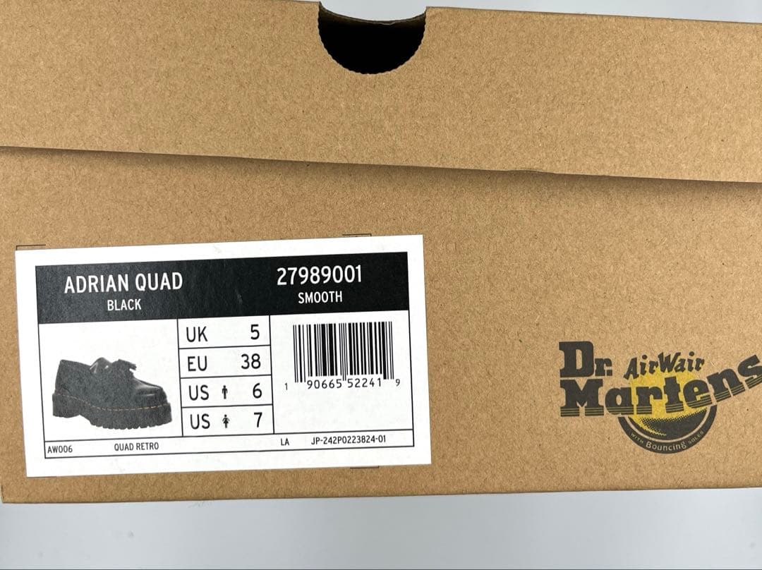 【新品】Dr.Martens ADRIAN QUAD マーチン ローファー 24