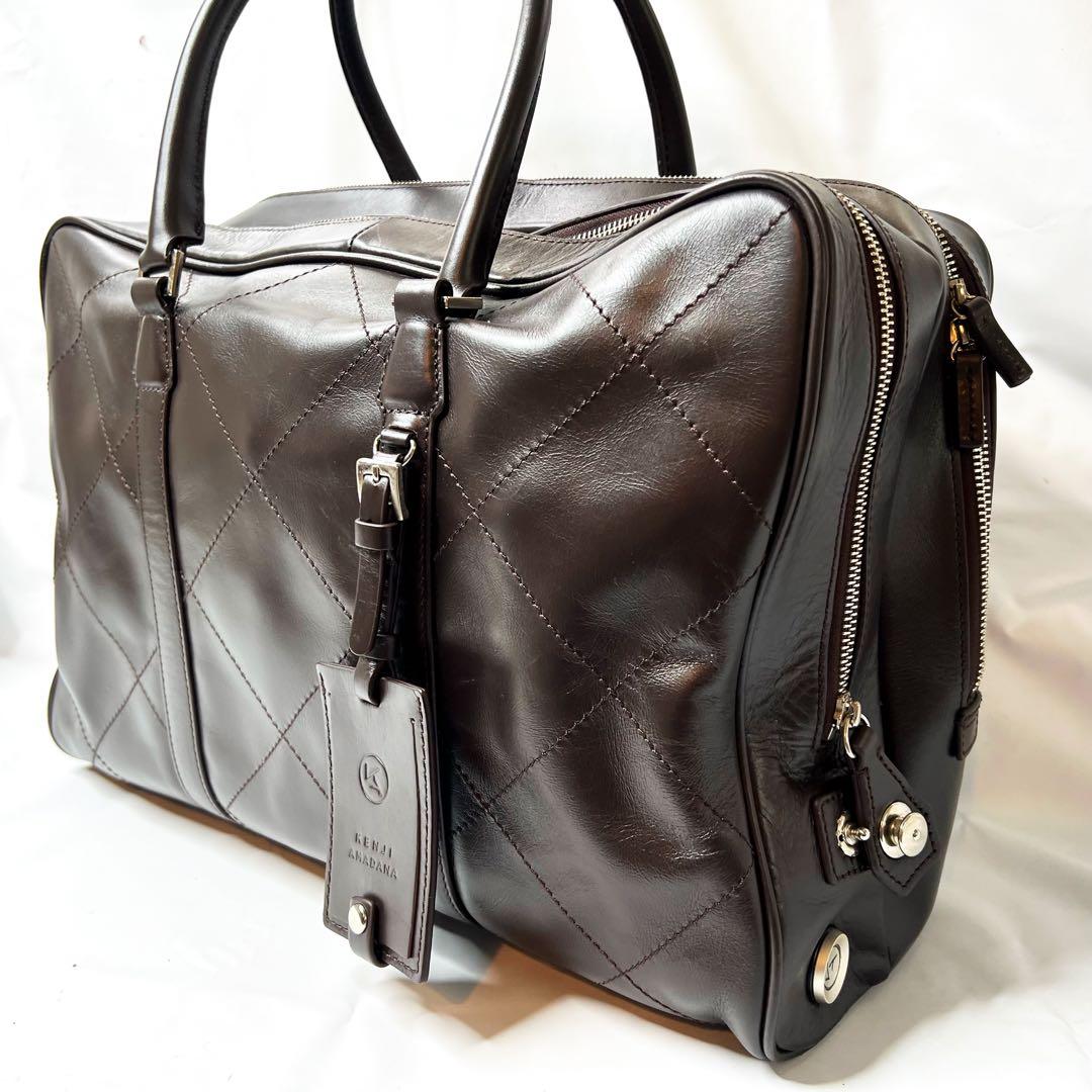 KENJI AMADANA★レザーボストンバッグ BAGTTERY バッテリー