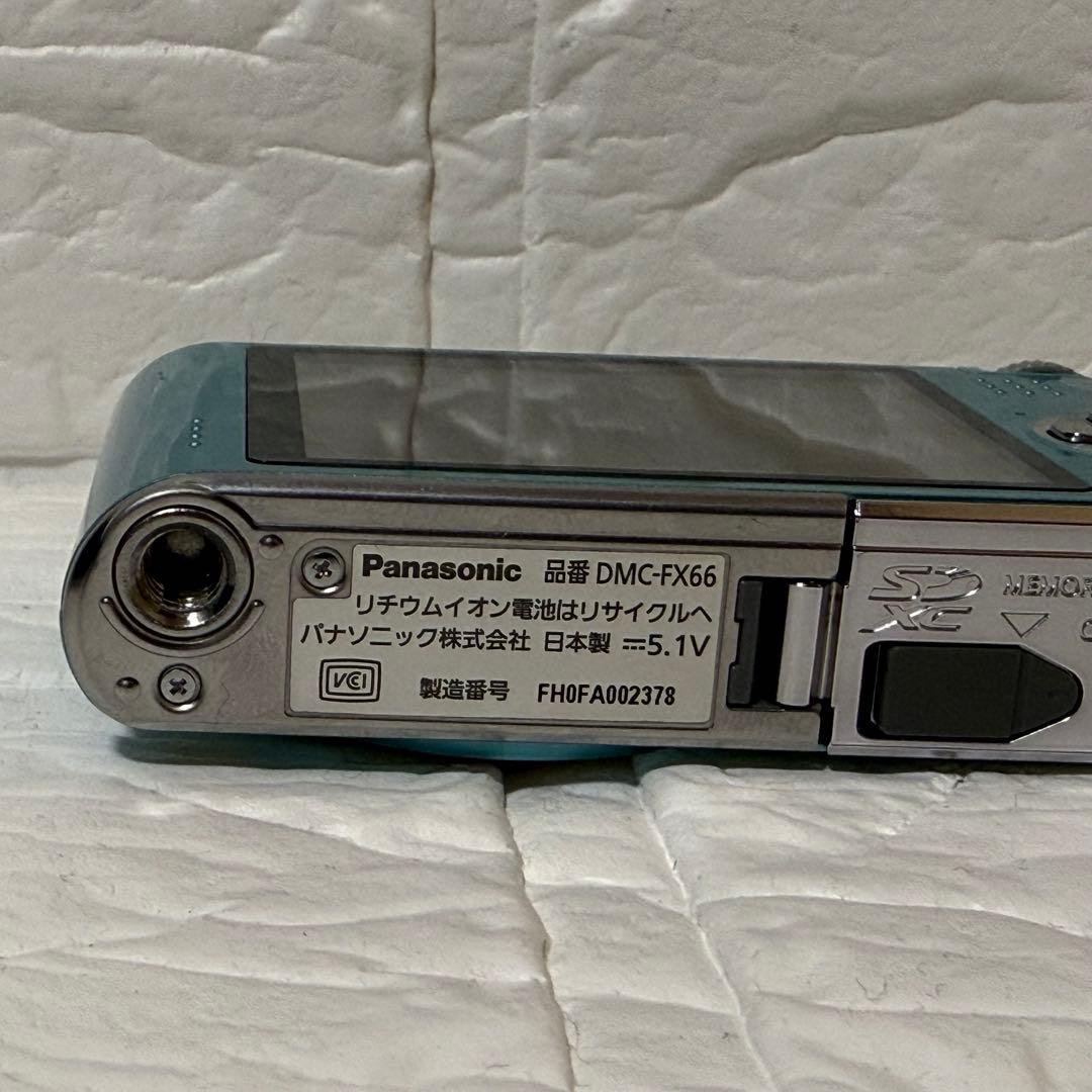 Panasonic LUMIX DMC-FX66 ブルー 美品 動作確認済