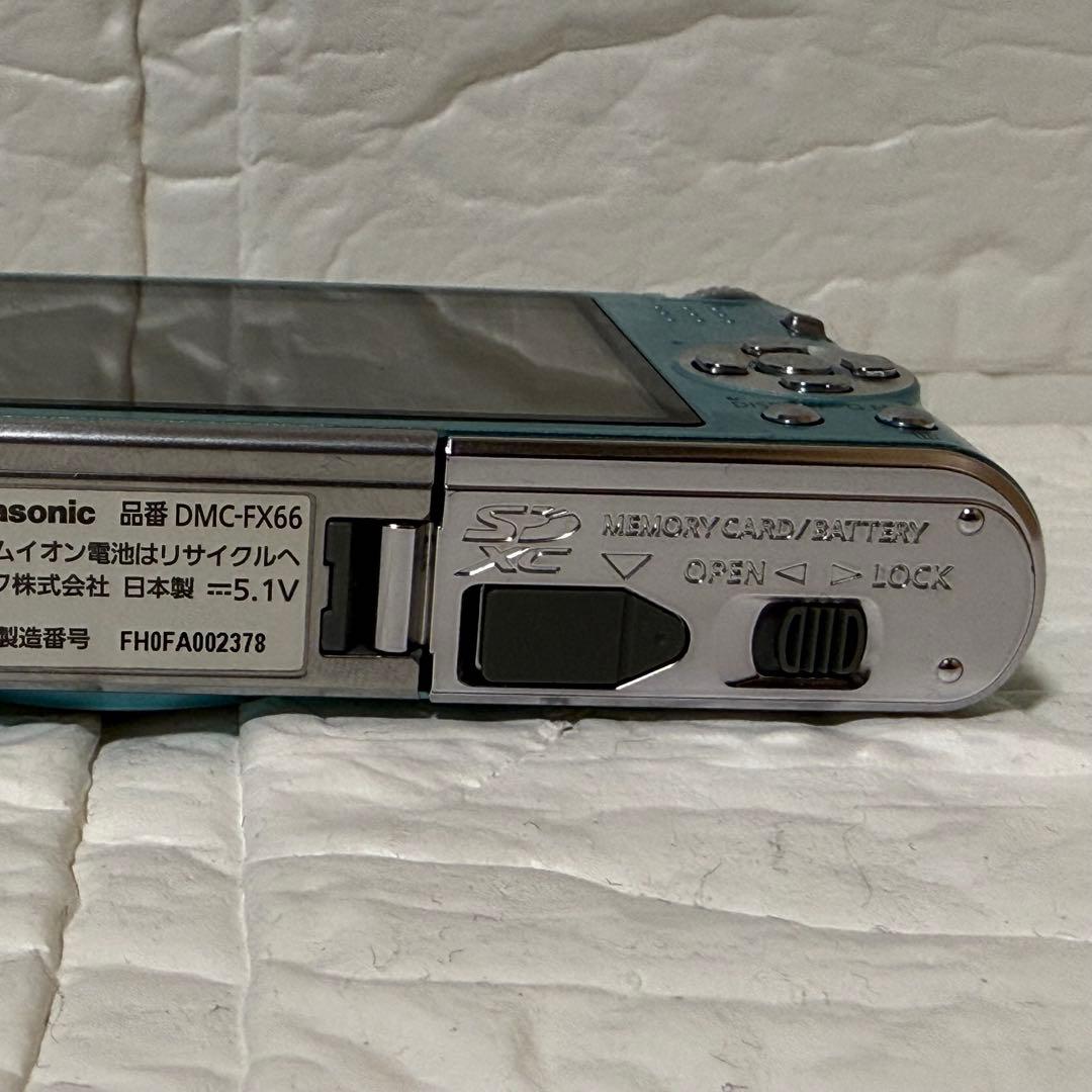 Panasonic LUMIX DMC-FX66 ブルー 美品 動作確認済