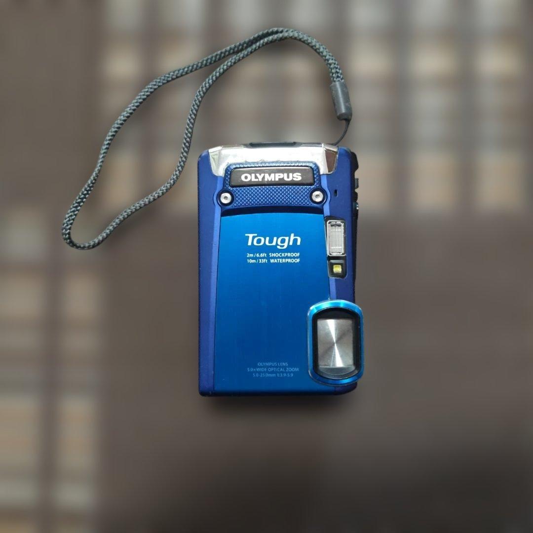 OLYMPUS Tough TGー820 防水デジタルカメラ 青