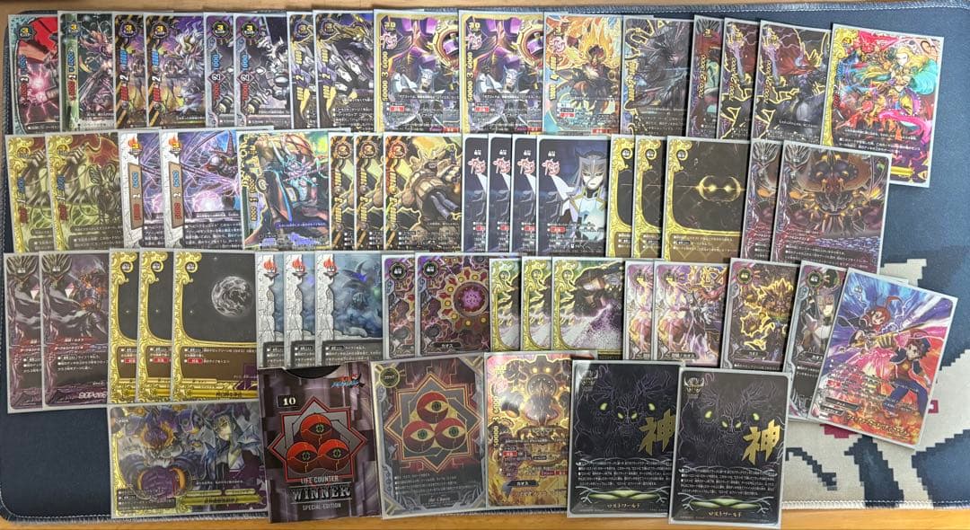 バディファイト　カオスループデッキ　スリーブ、ライフカウンター付き