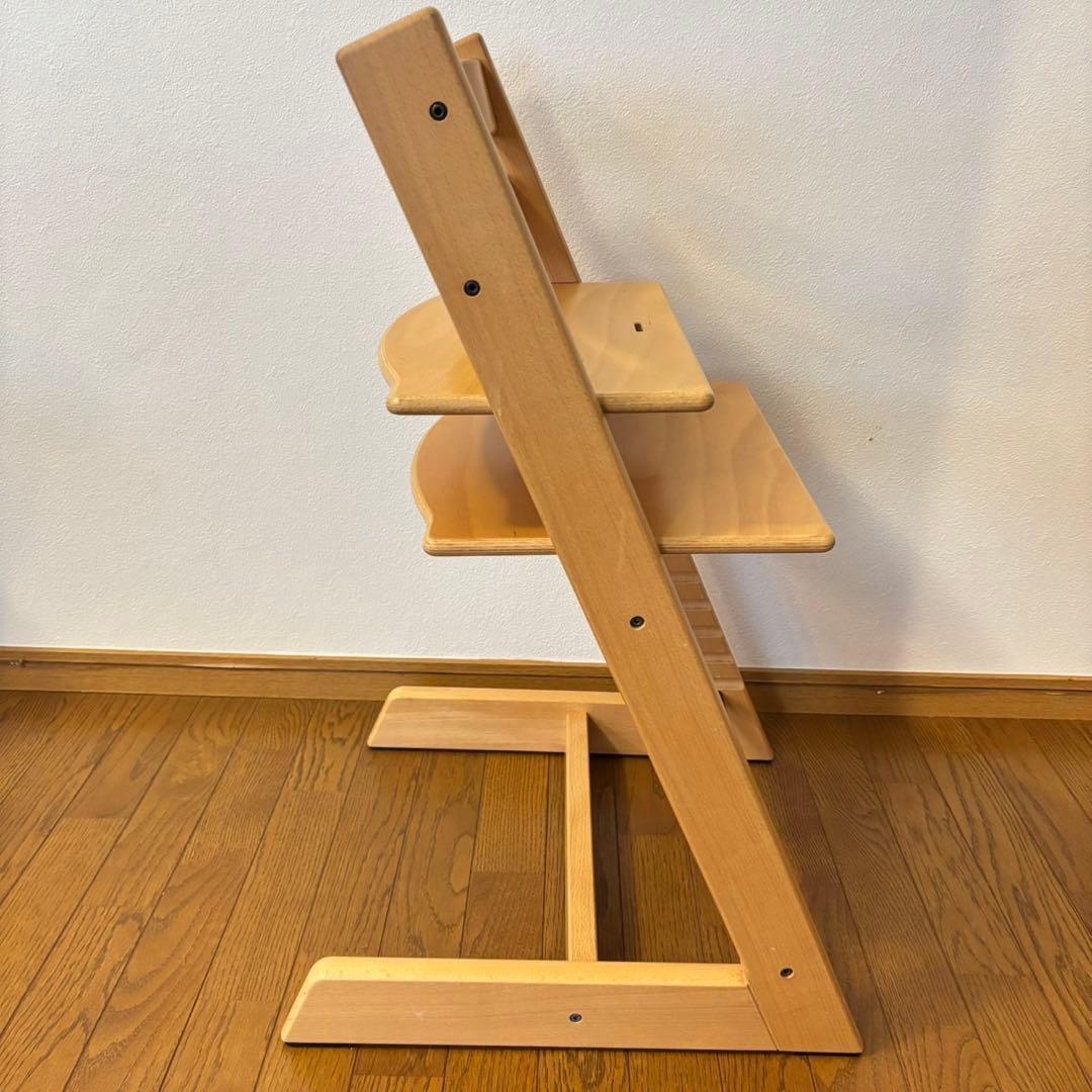 ストッケ　トリップ トラップ　ベビーチェア+ベビーセット　ナチュラル　S/N.4