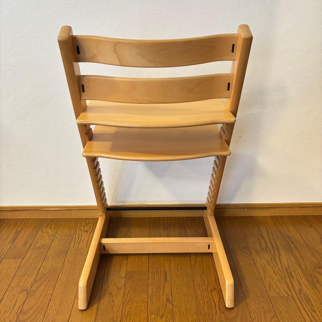 ストッケ　トリップ トラップ　ベビーチェア+ベビーセット　ナチュラル　S/N.4