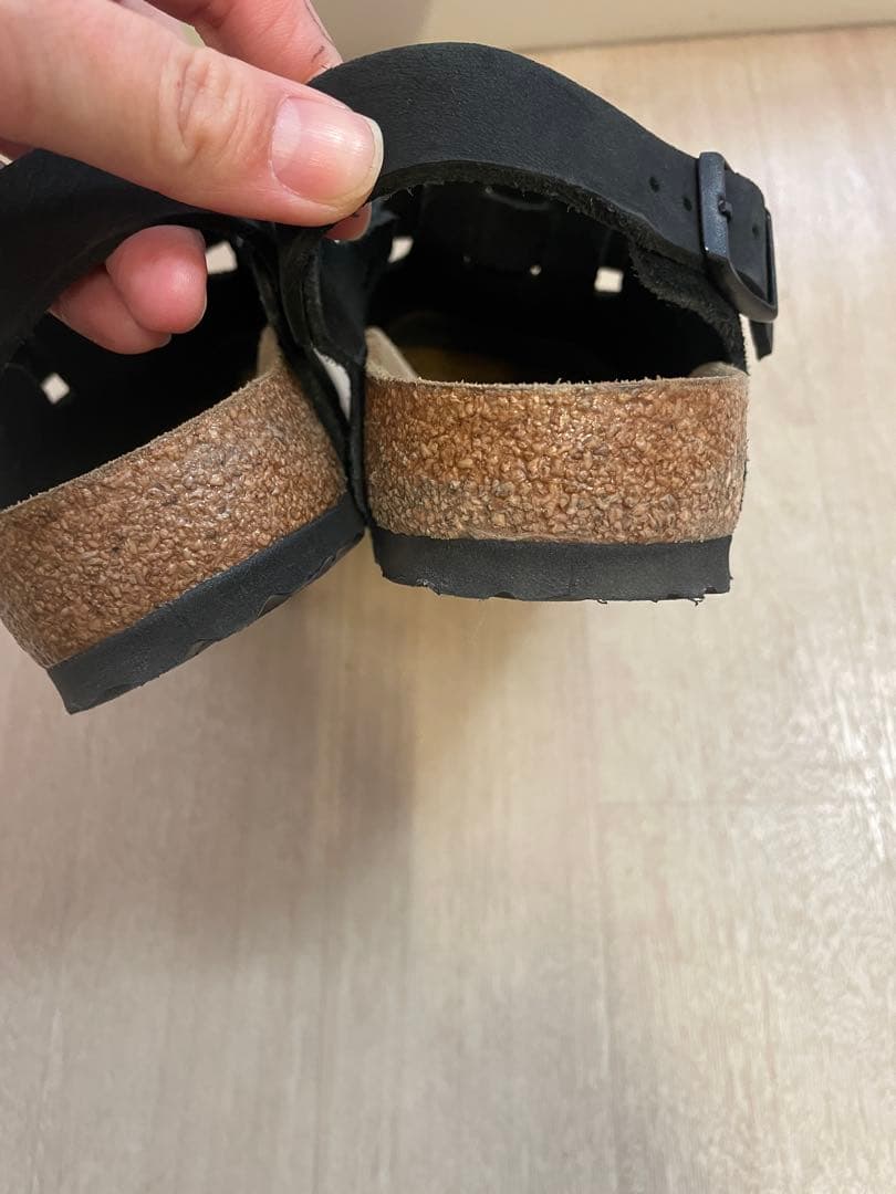 美品　BIRKENSTOCK TOKIO トープ ブラック　38