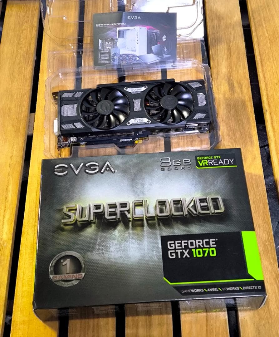 EVGA GeForce GTX1070 SC 8GB【訳あり・ジャンク】