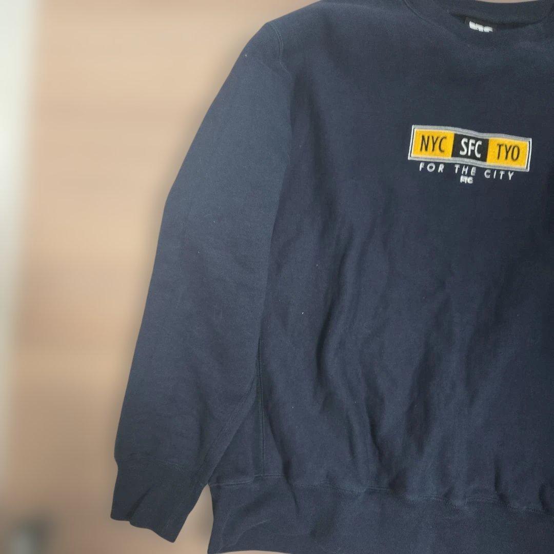 FTC スウェット BIG CITY CREW NECK サイズL ネイビー