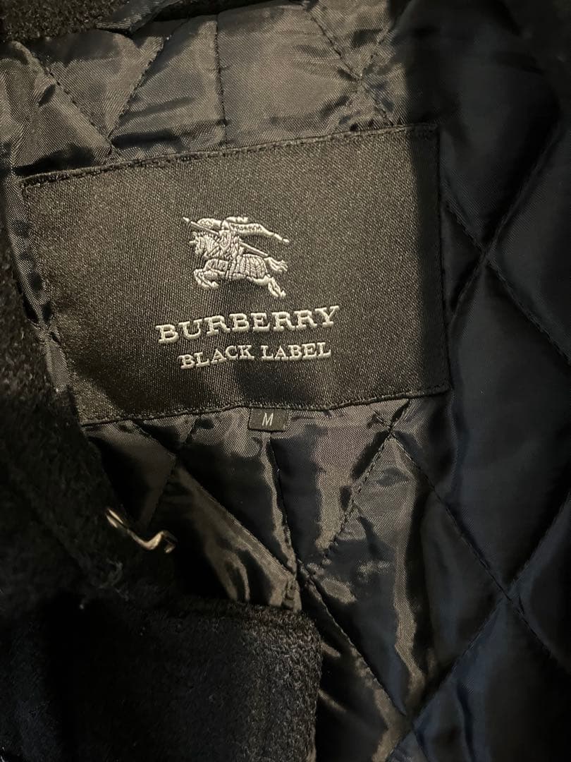 BURBERRY BLACKLABELダッフルコート 黒