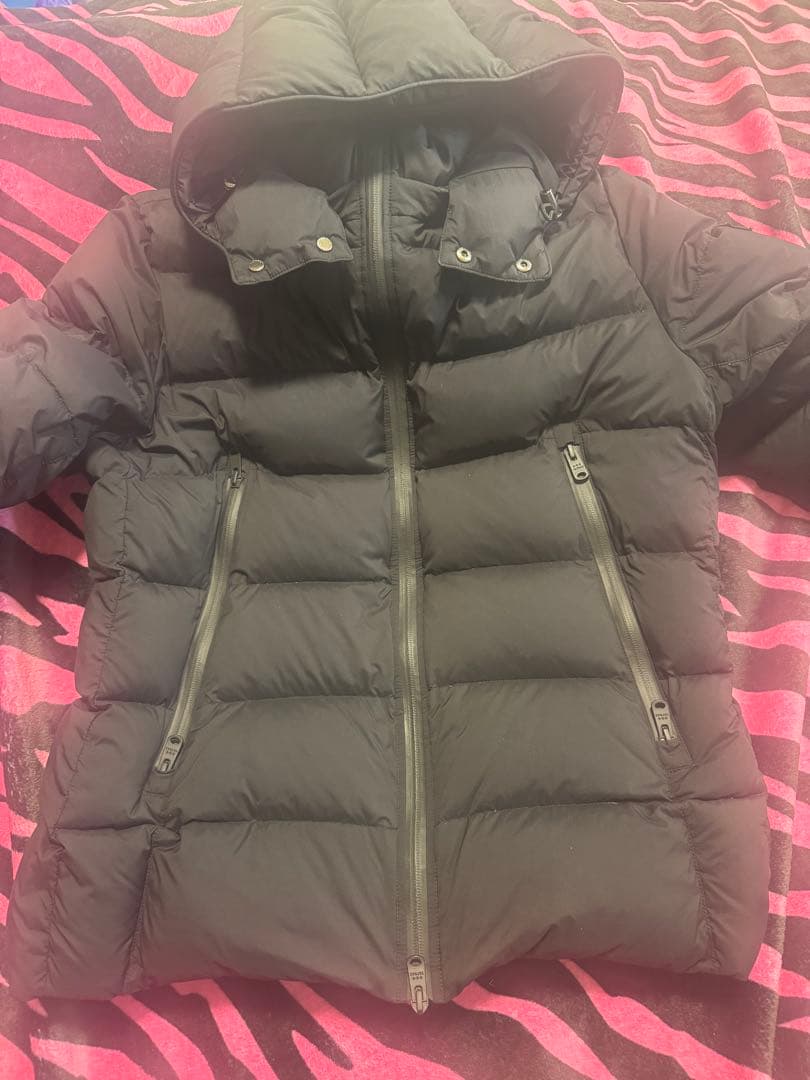 最安！TATRAS ブラック タトラスダウンジャケット フード付き03 Lサイズ