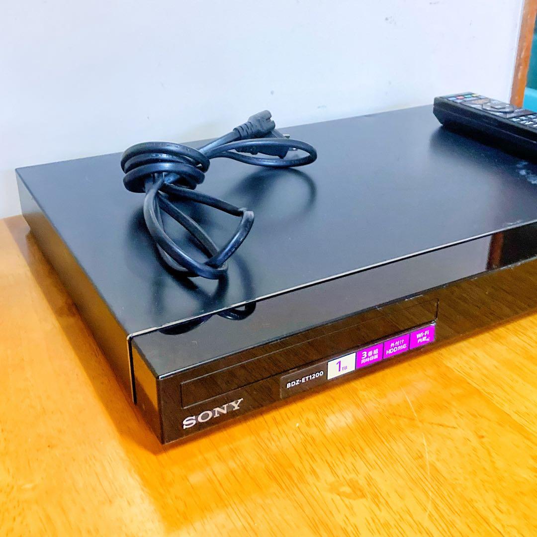 リモコン無しSONY ソニー　ブルーレイレコーダー HDD 1TB 3チューナー