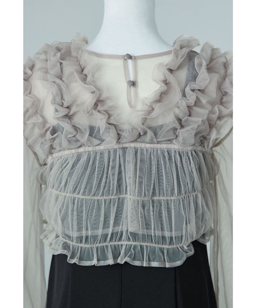 niana Many wayフリルドレス