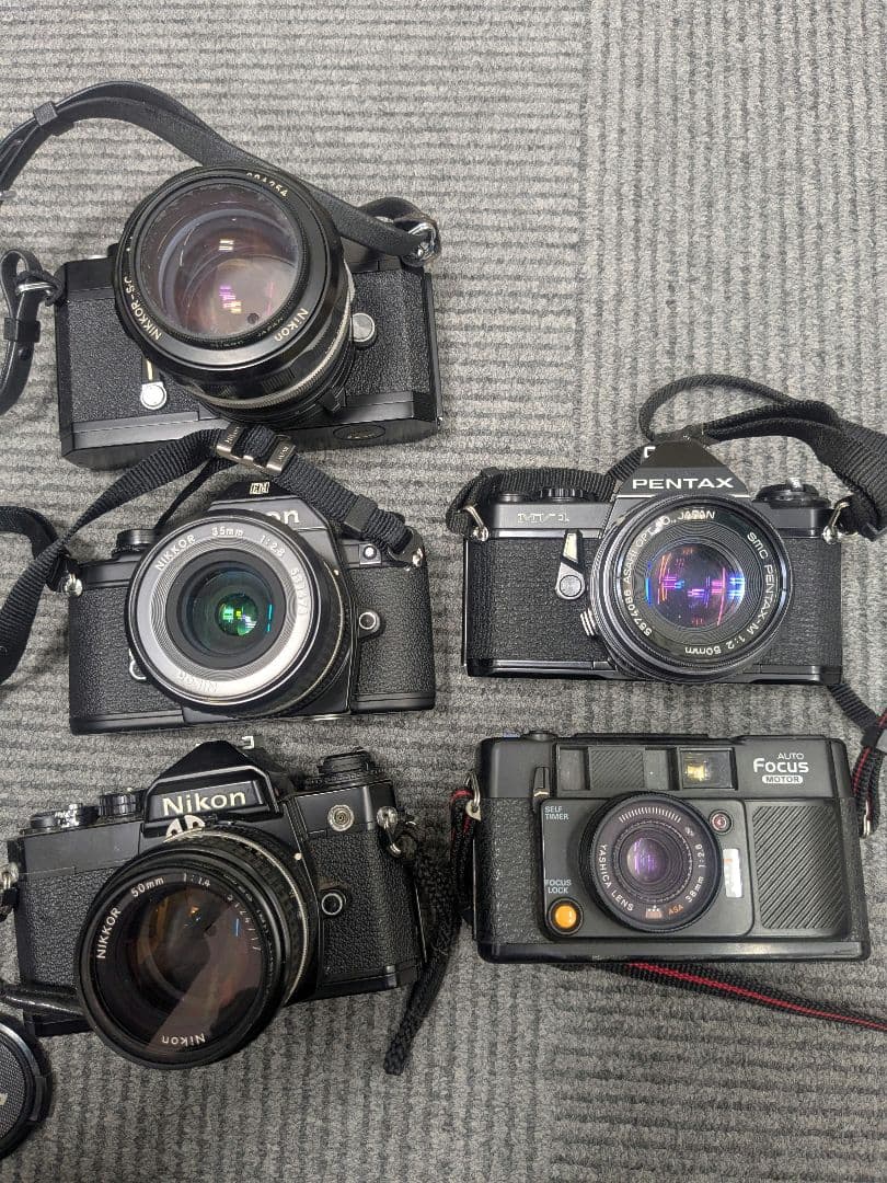 ジャンク　フィルムカメラセット 5台
