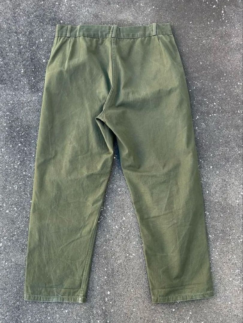 50's~ HBT French army ベイカーパンツ ヘリンボーン