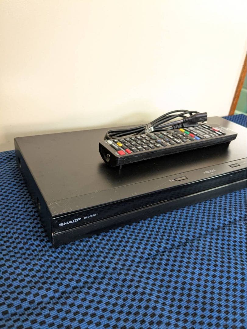 SHARPブラック ブルーレイレコーダー