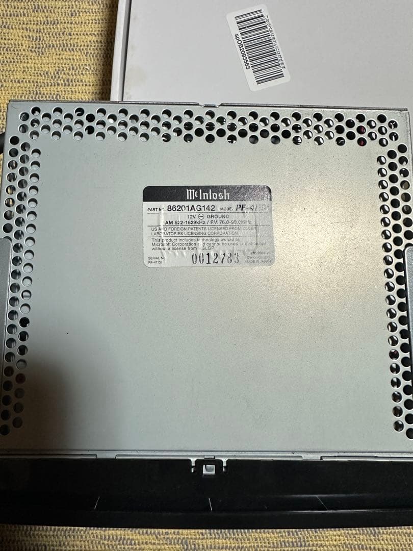 レガシィBL/BP純正マッキントッシュ