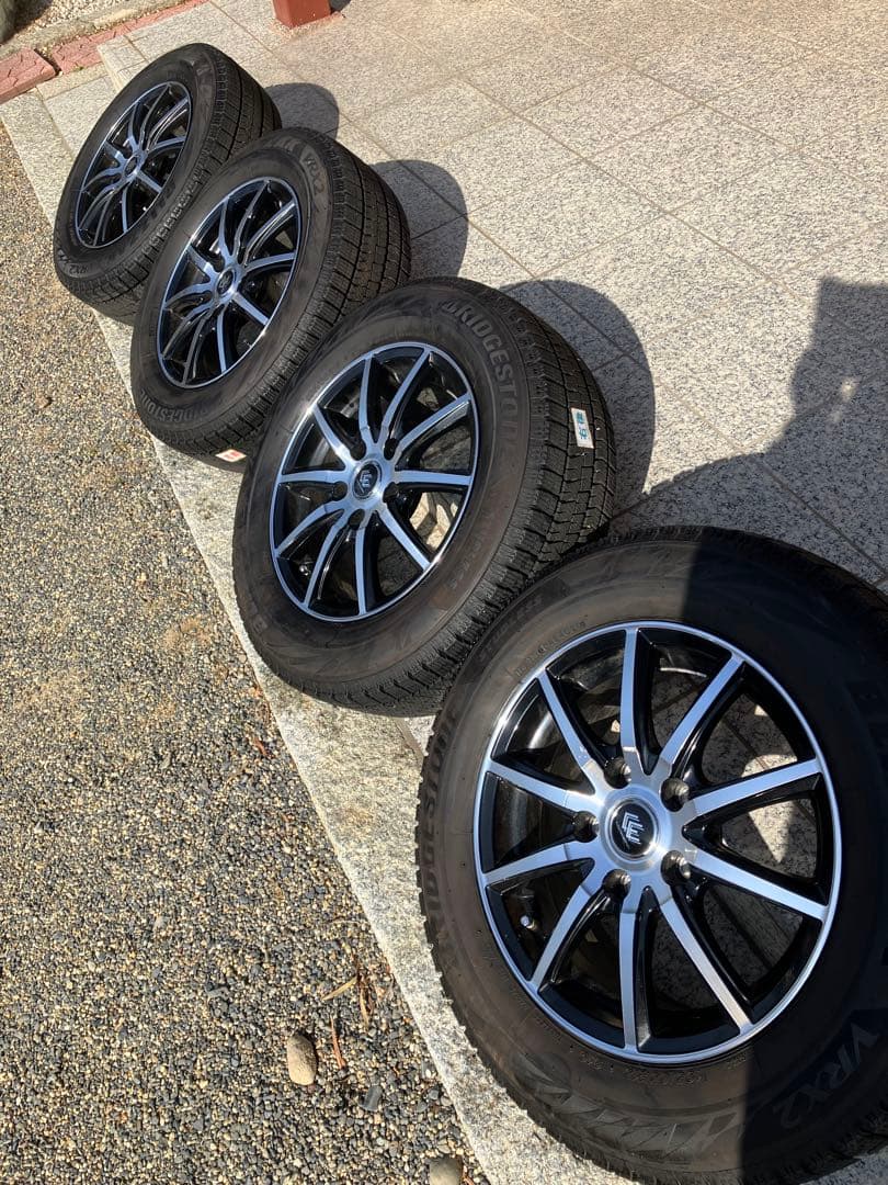 【1/18本日発送可】195/65/R15スタッドレス タイヤホイール4本セット