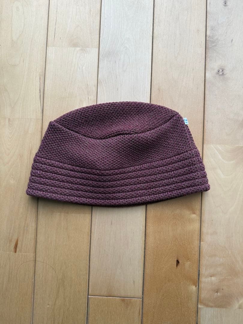 帽子 NOROLL / WASHI KNIT BUCKET HAT WINE