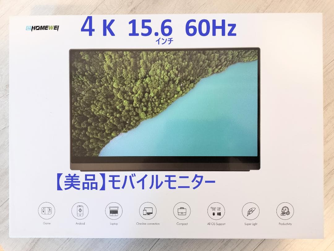 ちりめんバナナ【美品】EWEI 4K モバイルモニター 15.6