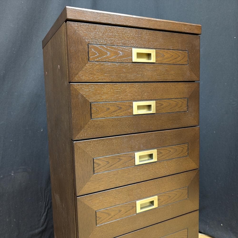 美品　府中　高橋工芸　ハイチェスト　整理箪笥　たんす　箪笥　タンス　チェスト