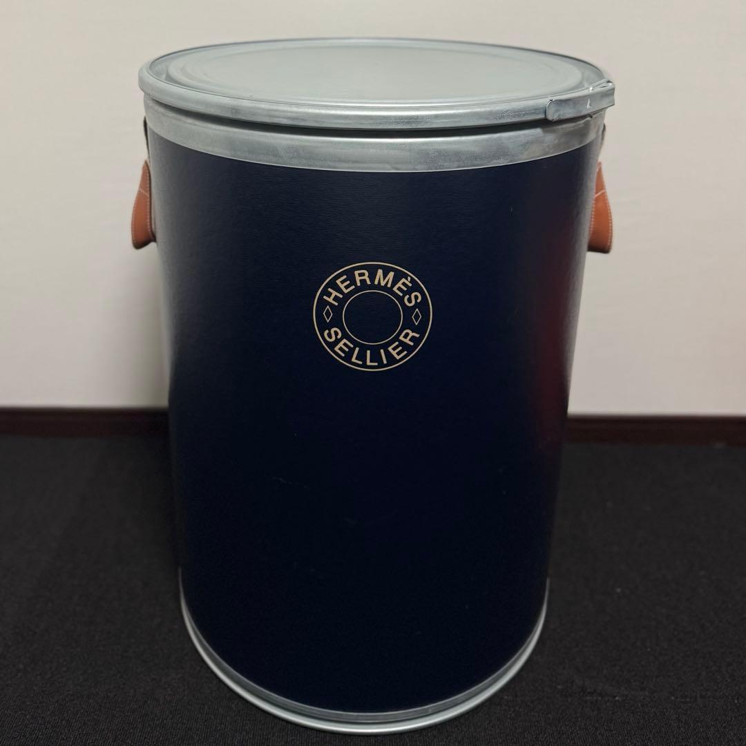 HERMES エルメス 馬具缶 サドルボックス