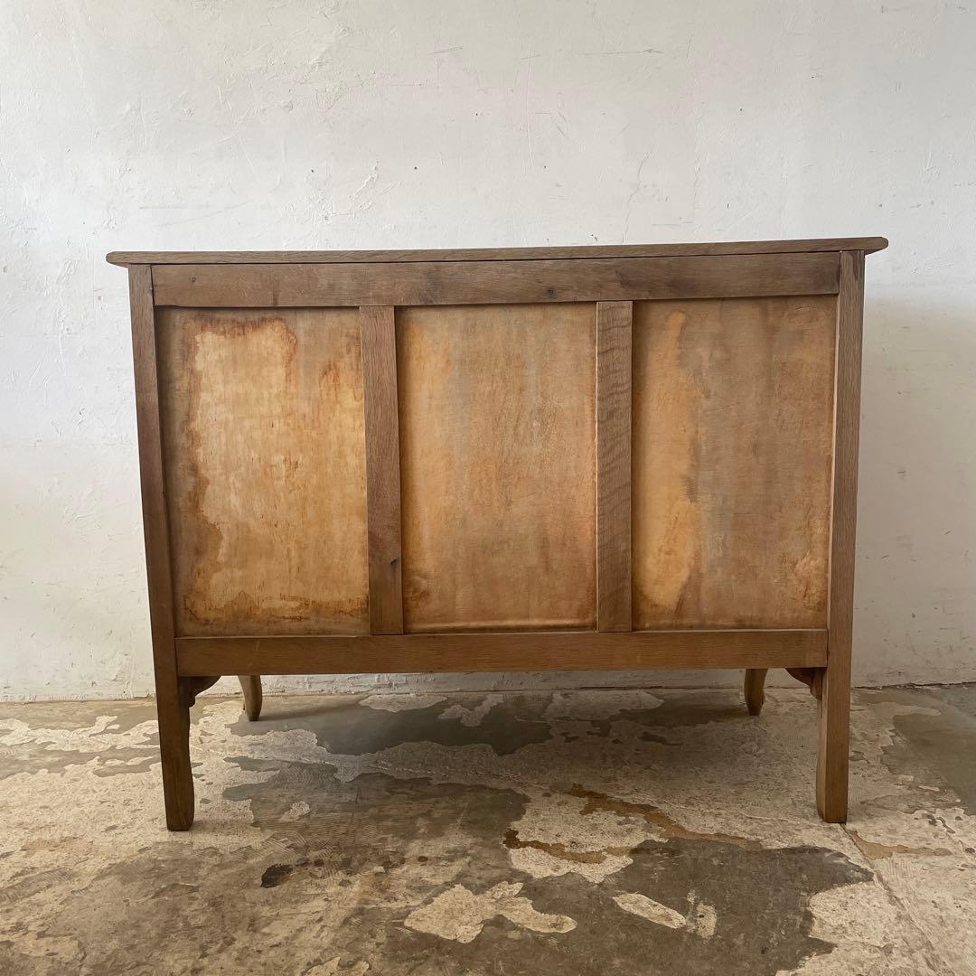 年末・年始SALE ビンテージ 3段チェスト 猫脚 剥離