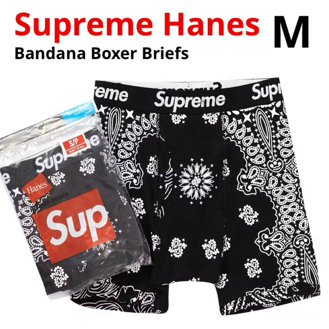Supreme Hanes Bandana Boxer Briefs 2枚入り