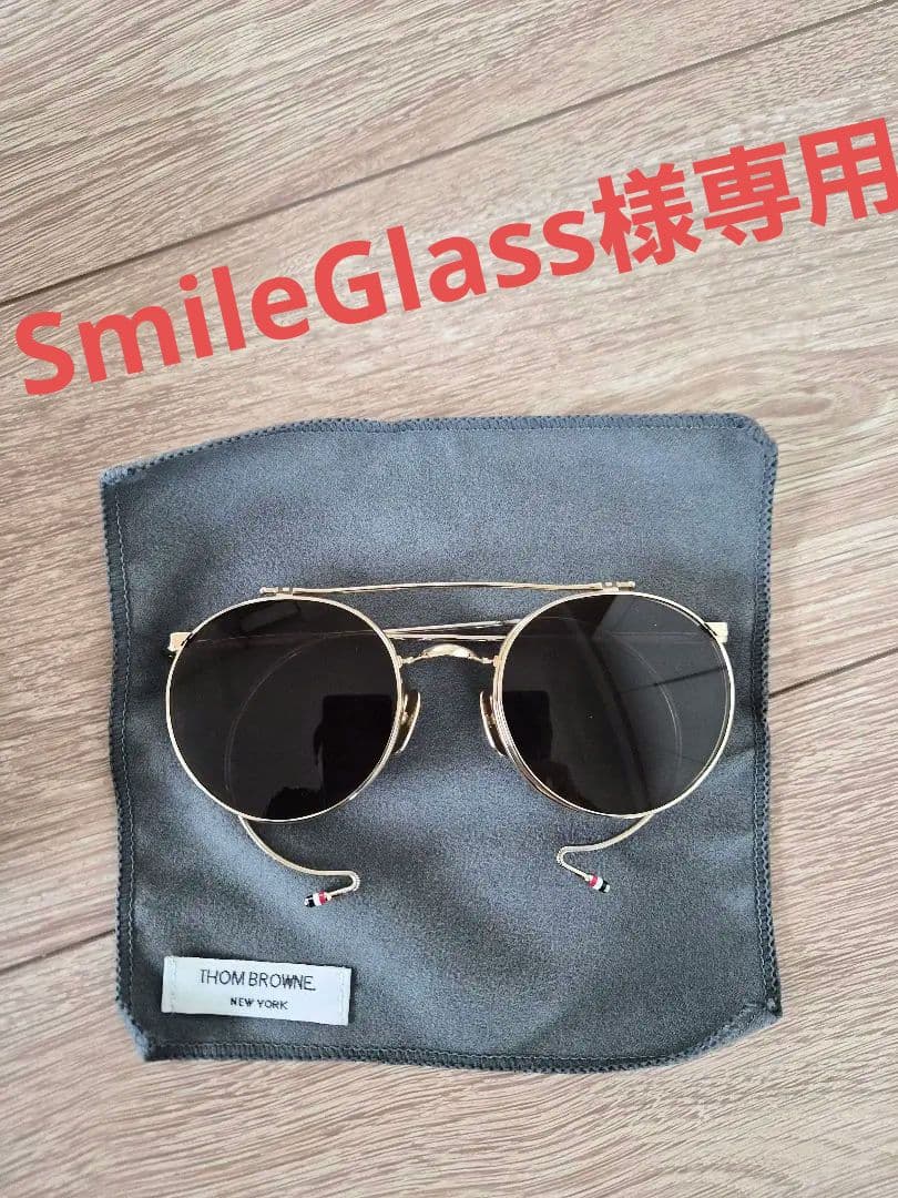THOM BROWNE ゴールド サングラス Eyewear G-DRAGON
