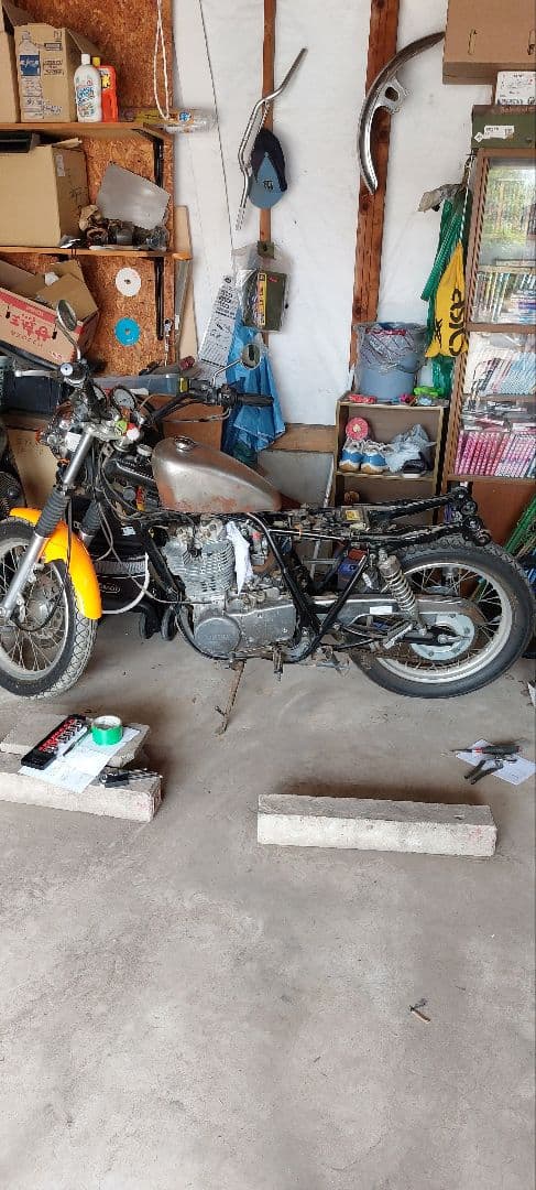 SR400用　スポーツスタータンク　ロートンネル　lani65さん専用