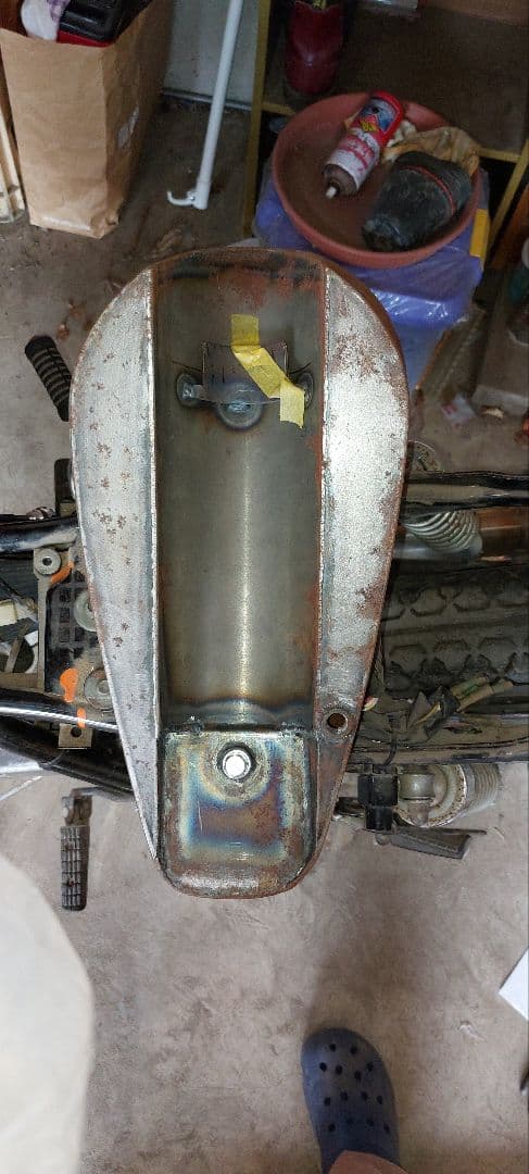 SR400用　スポーツスタータンク　ロートンネル　lani65さん専用