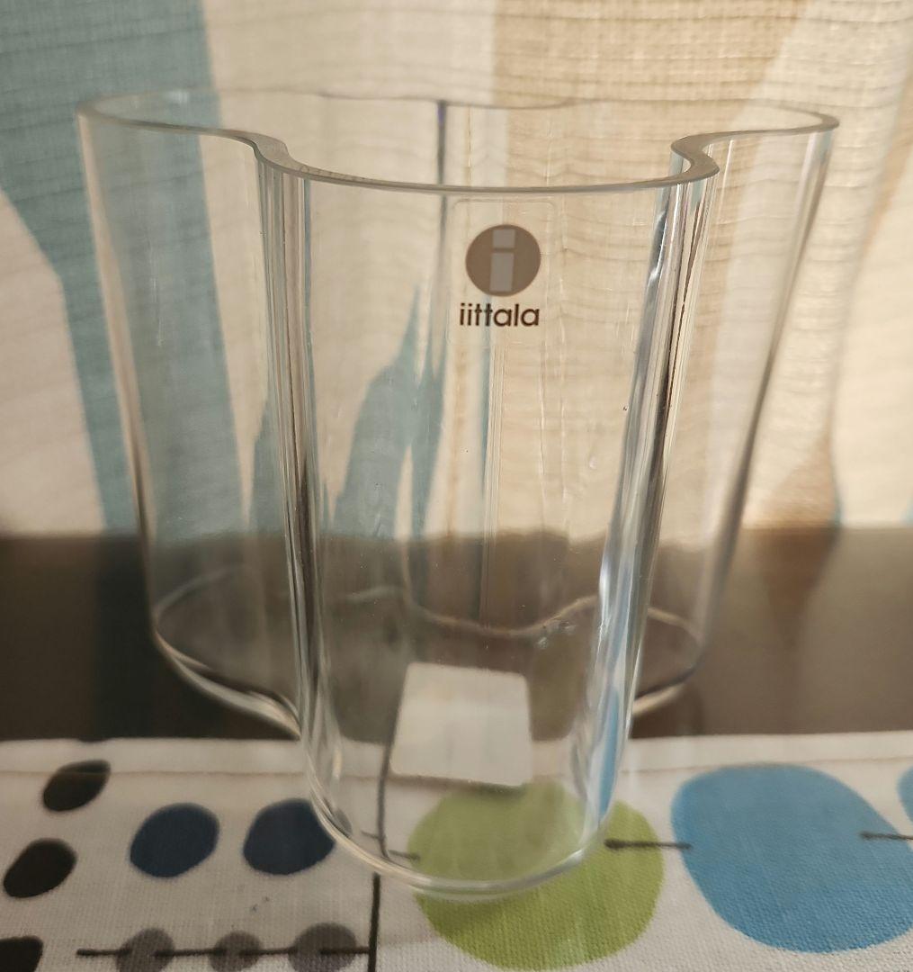 美品イッタラ アアルトベース クリア9.5㎝
