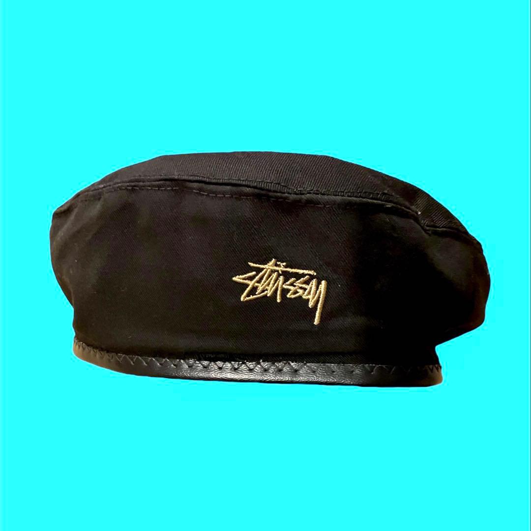 希少　80s stussy usa製　ベレー帽