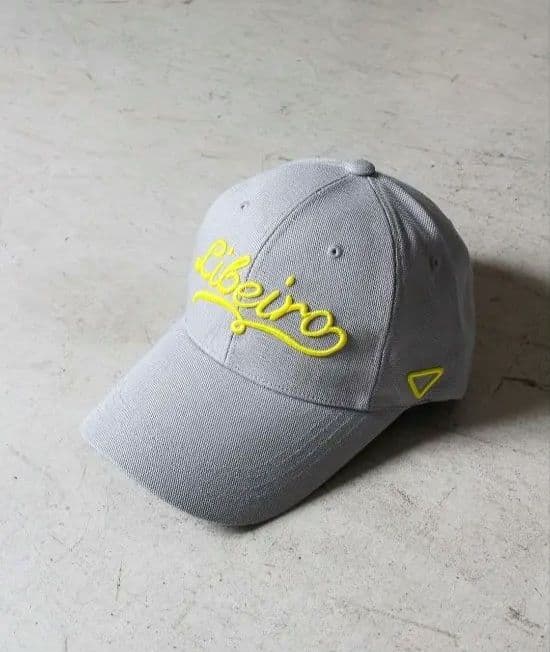 Libeiro　 グレー 　ツイルロゴキャップ　リベイロ