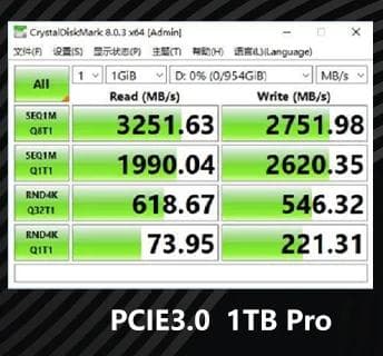 内蔵型SSD XrayDisk 1TB Pro PCIe Gen3 X4 NVMe SSD
