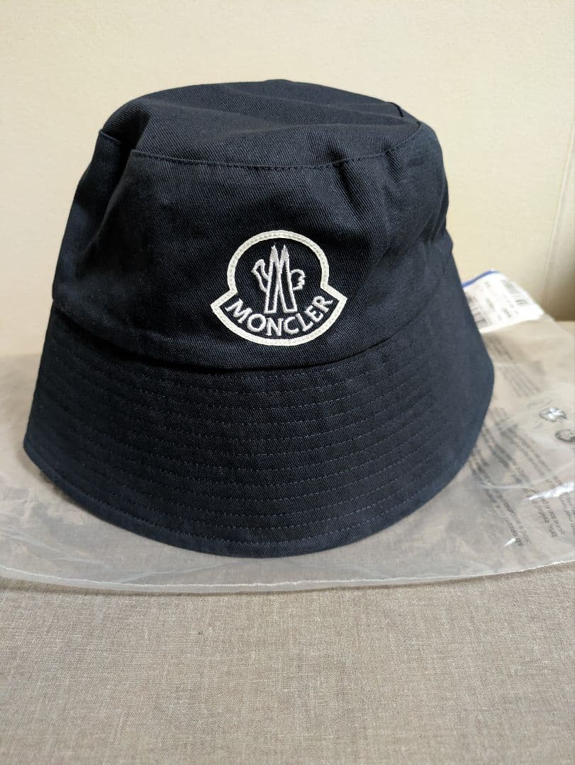 MONCLER バケットハット ネイビー Lサイズ