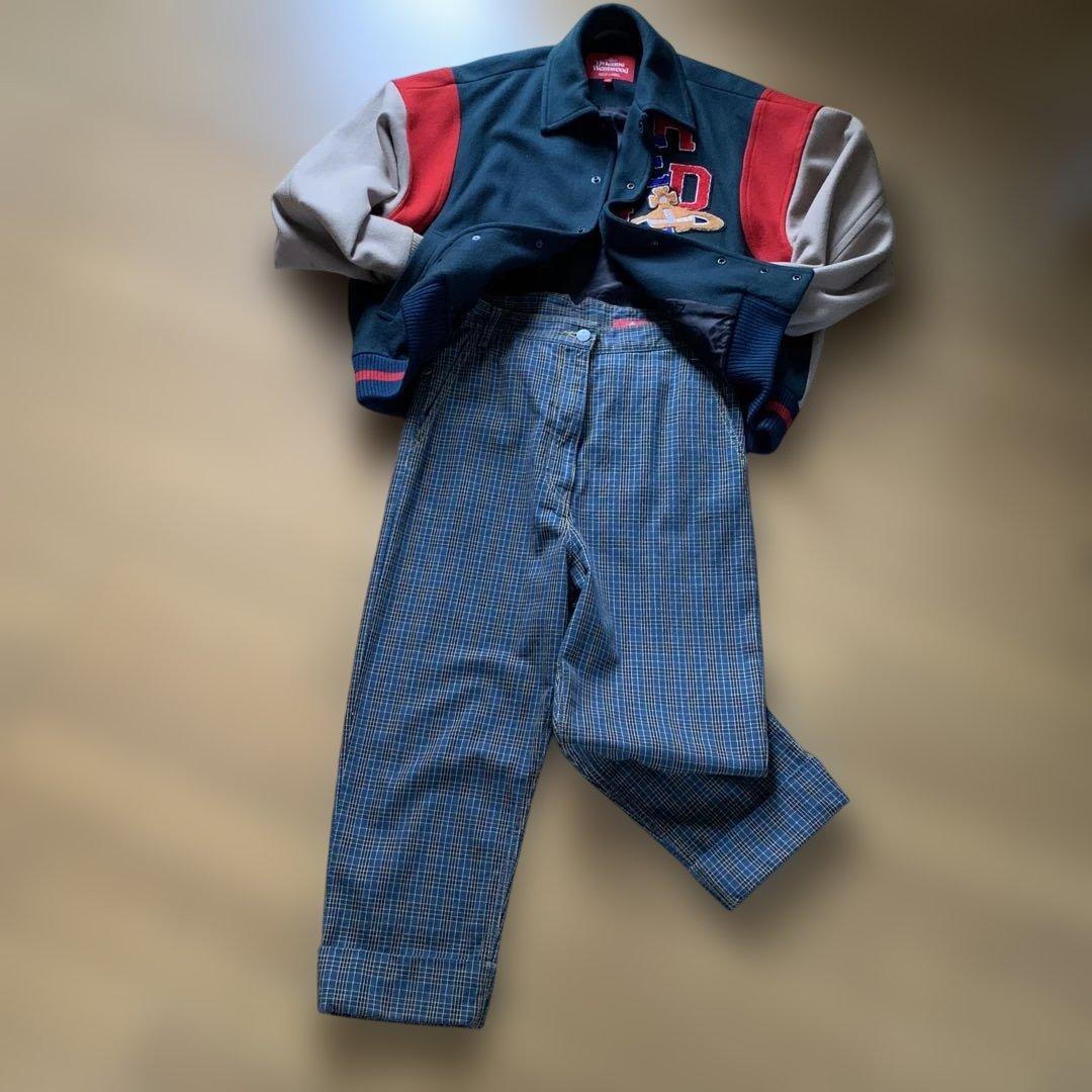 ヴィヴィアン レッドレーベル　チェックカジュアルパンツ