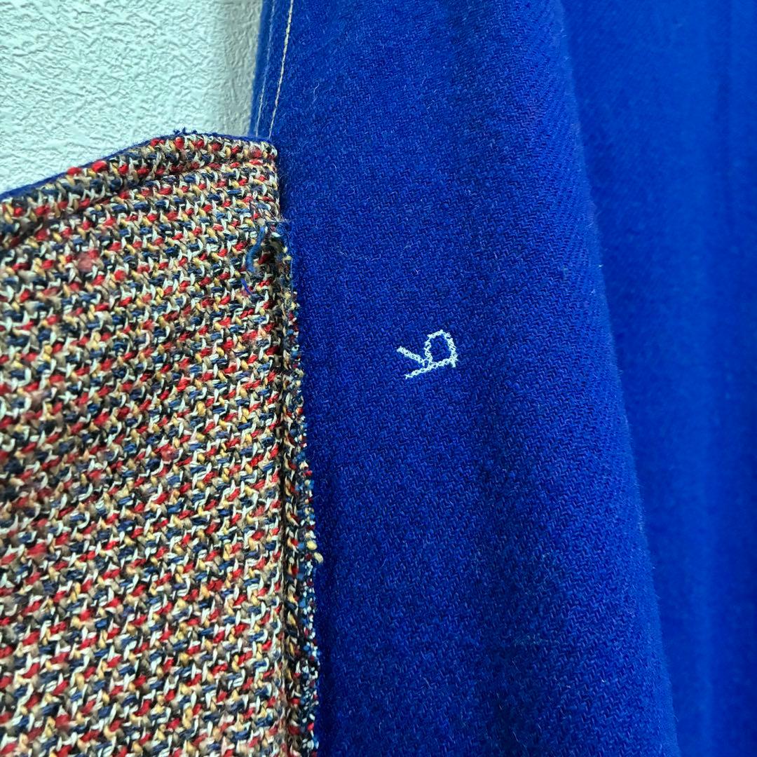 【45R】アーミッシュツイードワンピース Aライン ウール ジャンパースカート