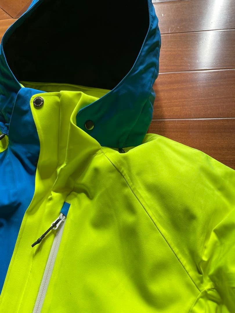 Salomon ON-YONE スキーウェア 蛍光イエロー/青