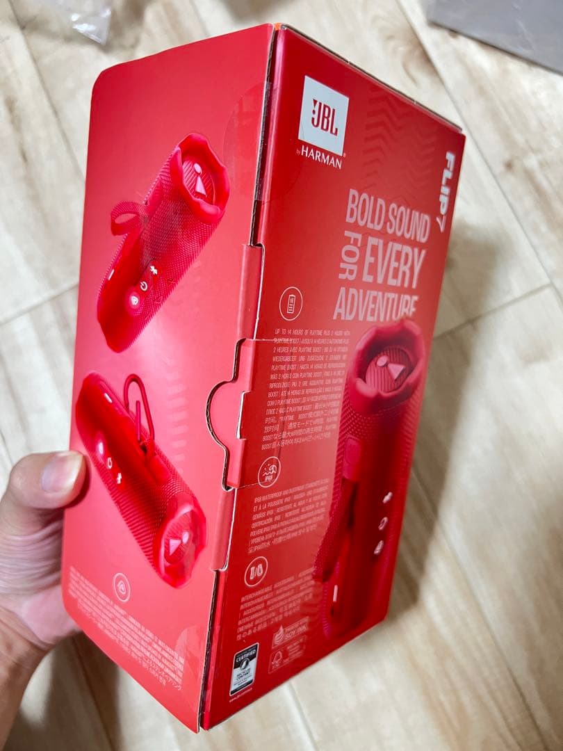 JBL FLIP 7 ワイヤレススピーカー レッド