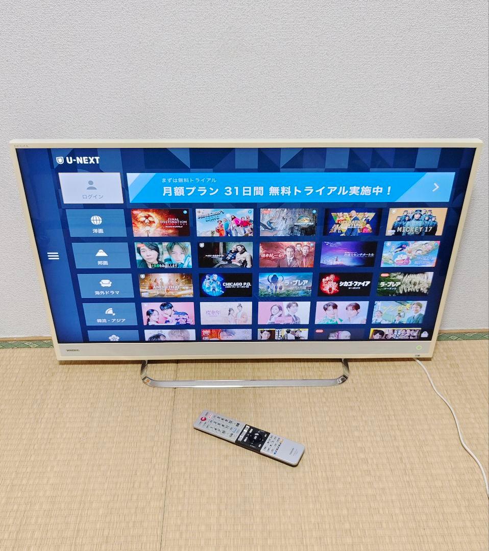 まちこ //////////4K東芝 40型 スマートテレビ✨映り超綺麗