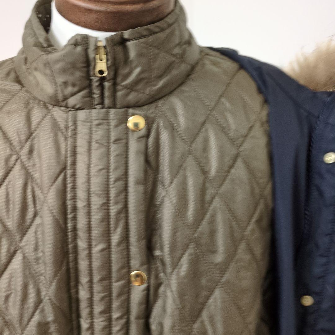 紺色、コ―ト、インナー取り外しできます。