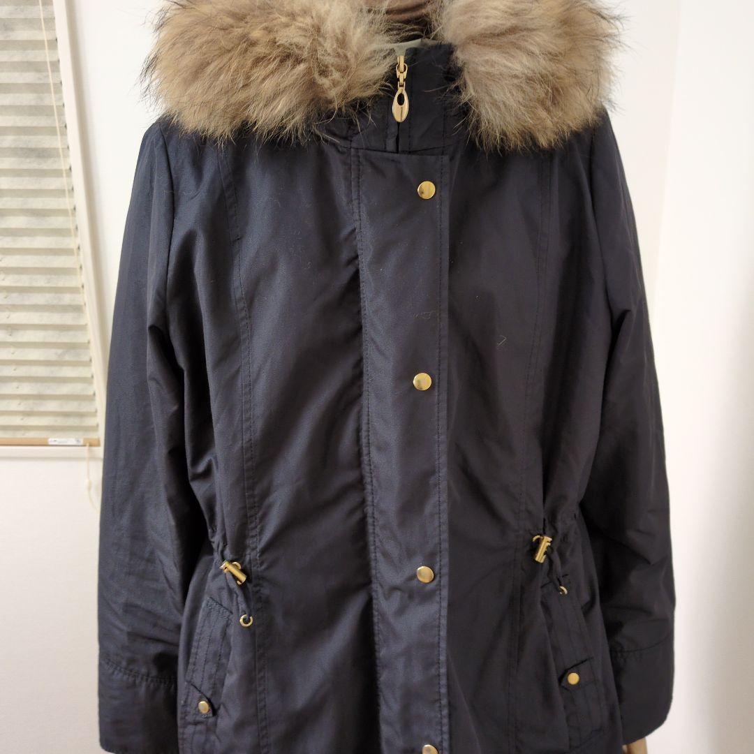 紺色、コ―ト、インナー取り外しできます。