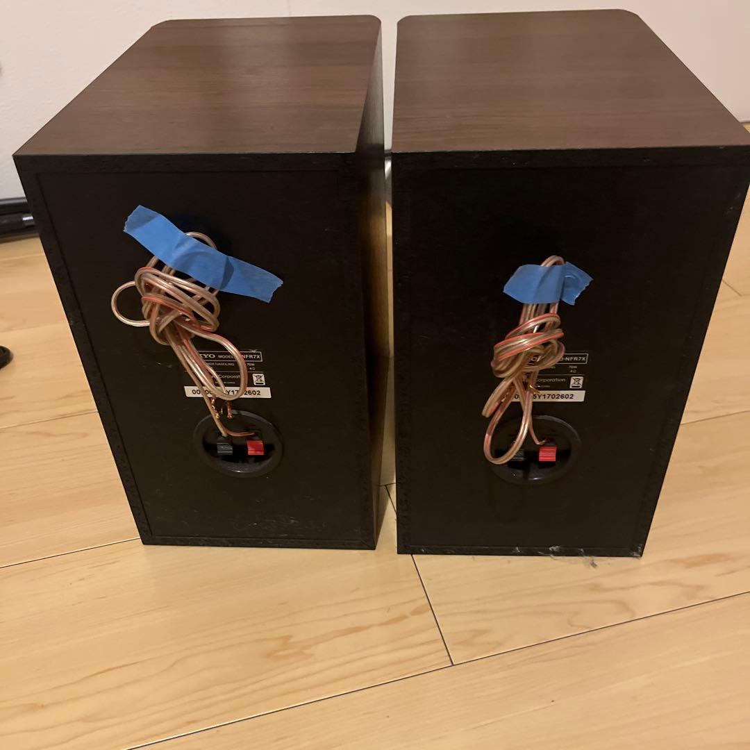 Onkyo シルバー ミニコンポ 2スピーカー　オンキョー