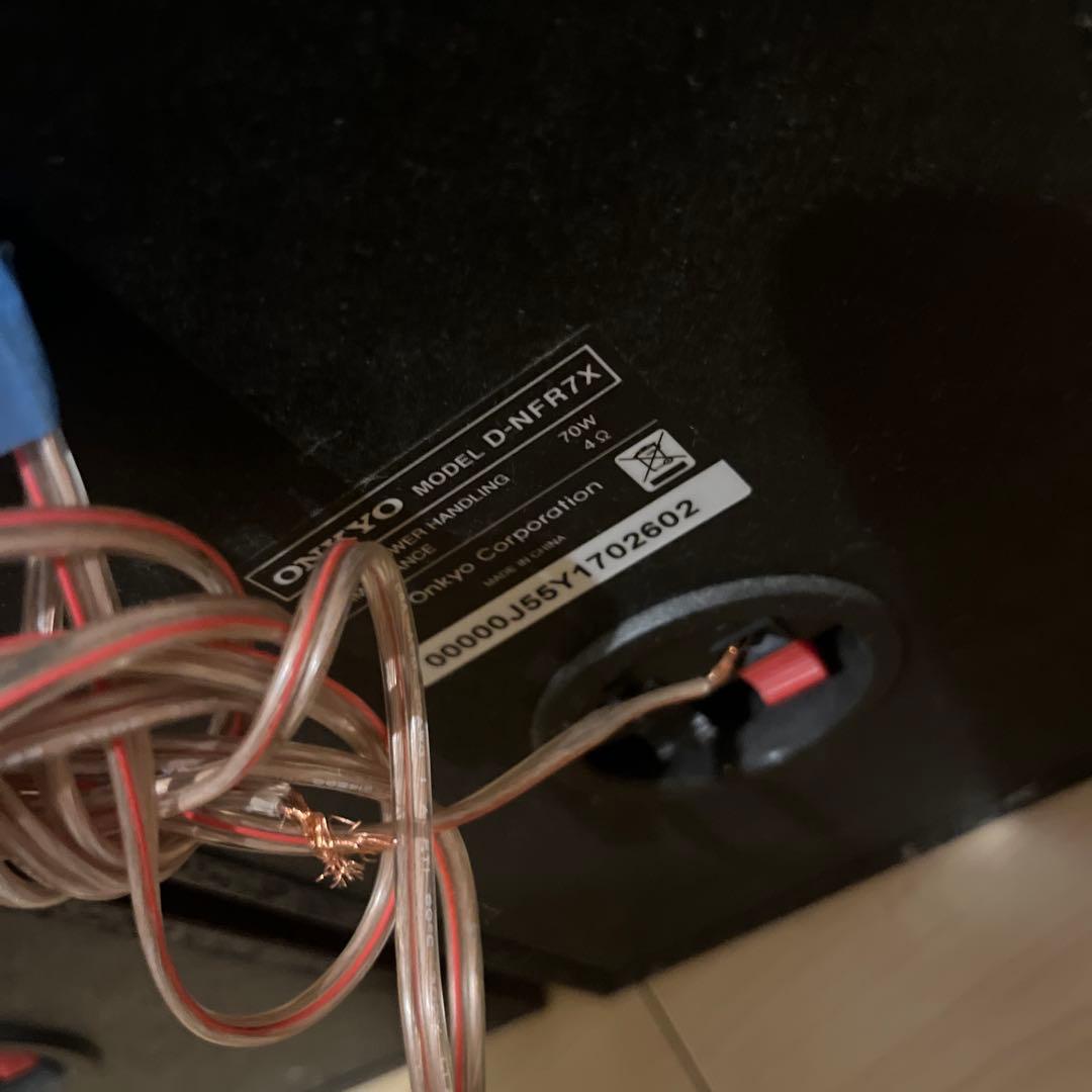 Onkyo シルバー ミニコンポ 2スピーカー　オンキョー