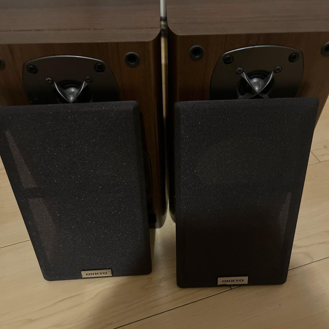 Onkyo シルバー ミニコンポ 2スピーカー　オンキョー