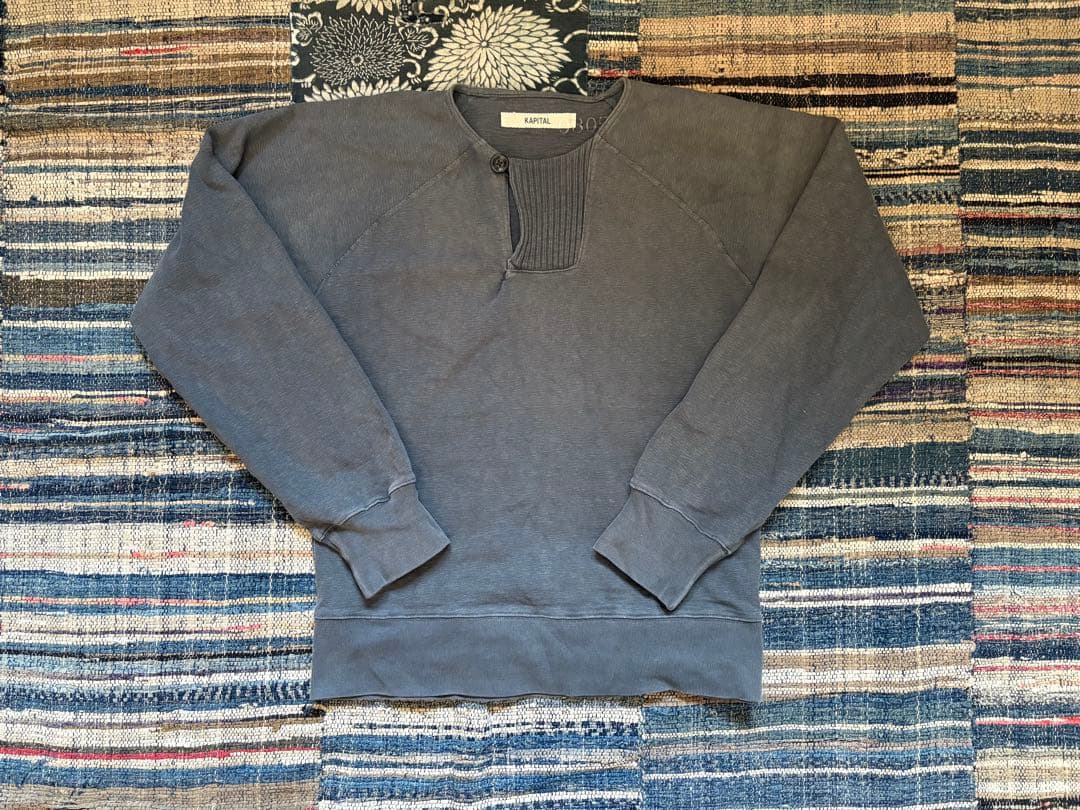 KAPITAL グレー スウェット トレーナー　XL 初期