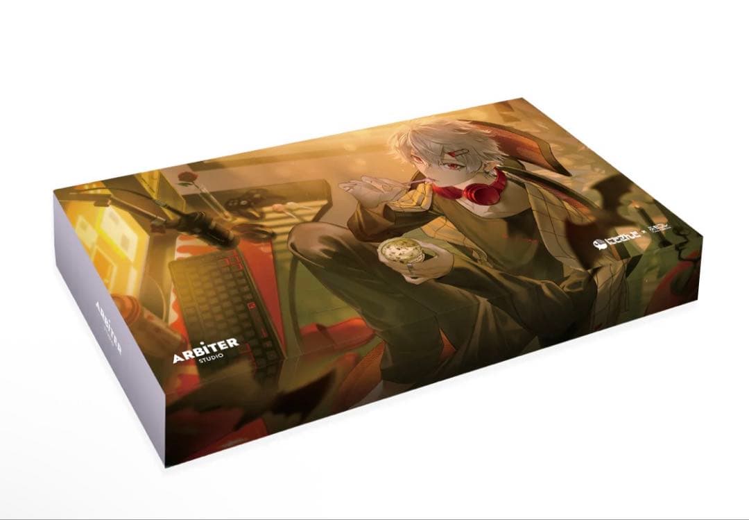 【未開封品】にじさんじ × ふもコレ キーボード＆キーキャップ セット 葛葉