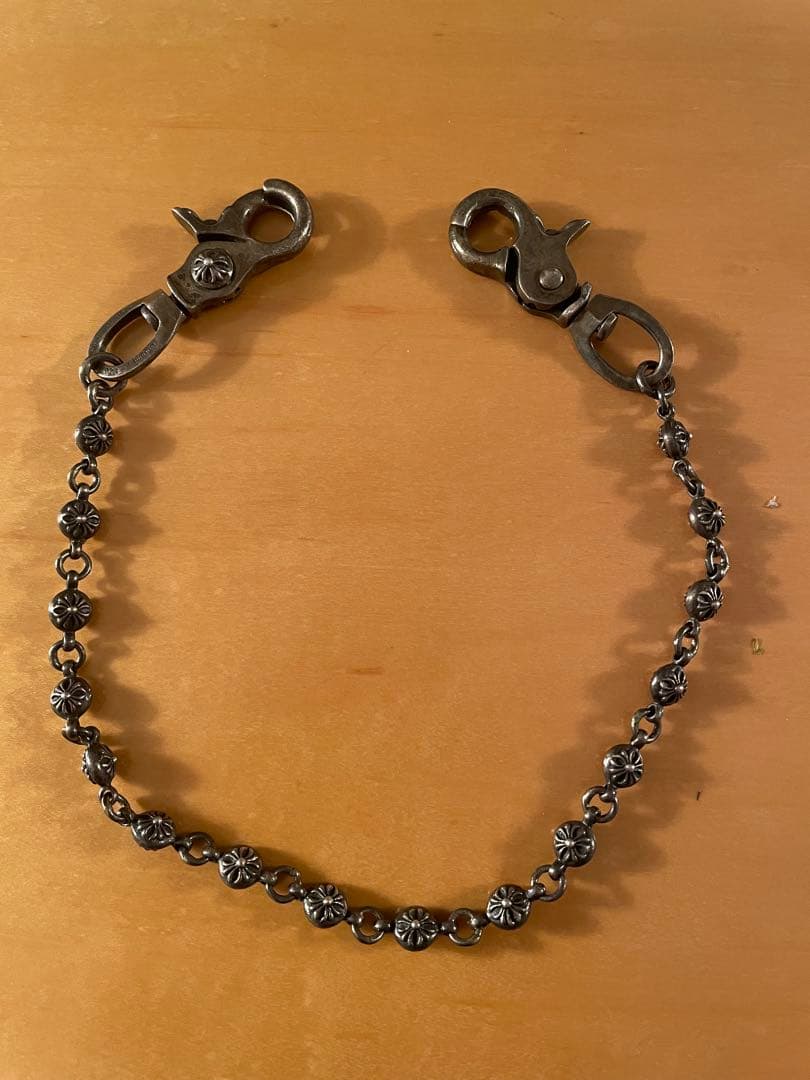 肉 シルバーウォレットチェーン120.5g 45センチ